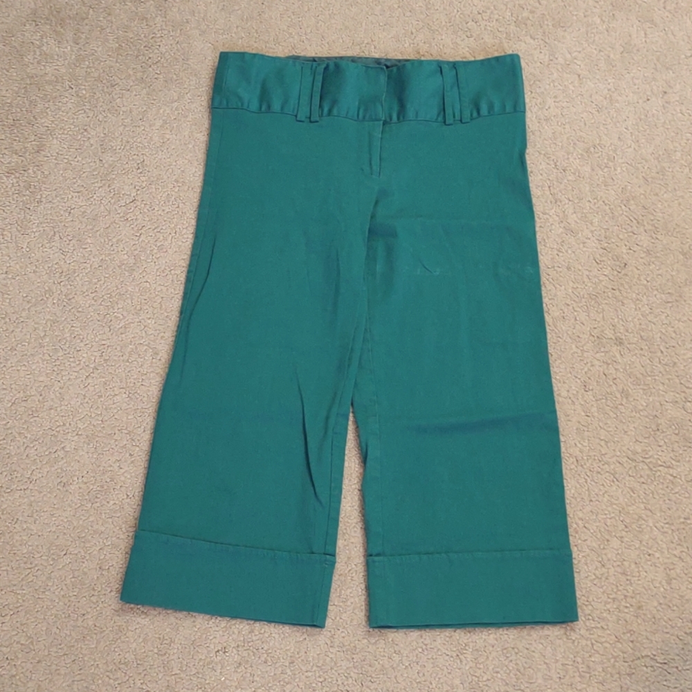 🤑 FINAL DROP! Teal Dress Capris